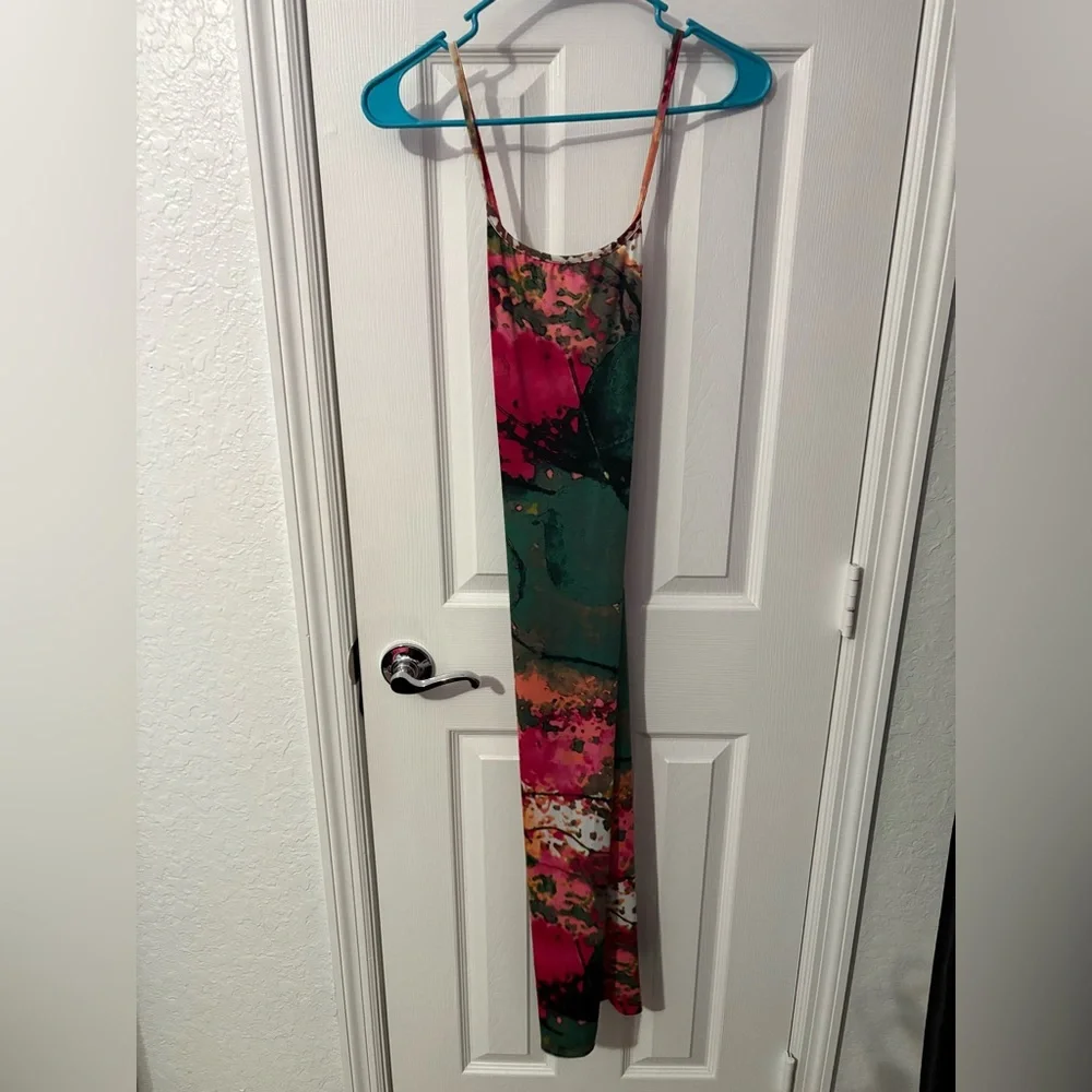 Set of 5-Vibrant Multi-Print Slip Maxi Dresses- - Picture 2 of 6